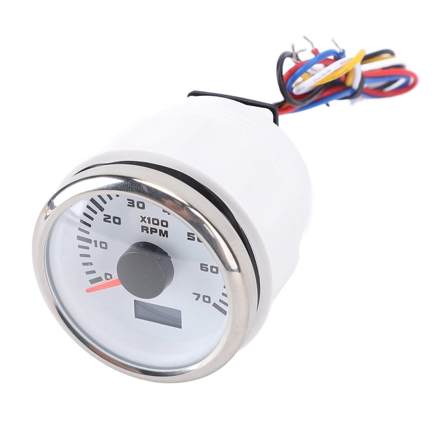 7000RPM,Tachometer,Gauge,2in,Seven,Vibrant,Backlight,Colors,Personalize,Dashboard,Adjustable,Speed,Ratio,Dual,Function,Performance,Data,Truck,Tractor,Car,RV,Boat,for,Sp