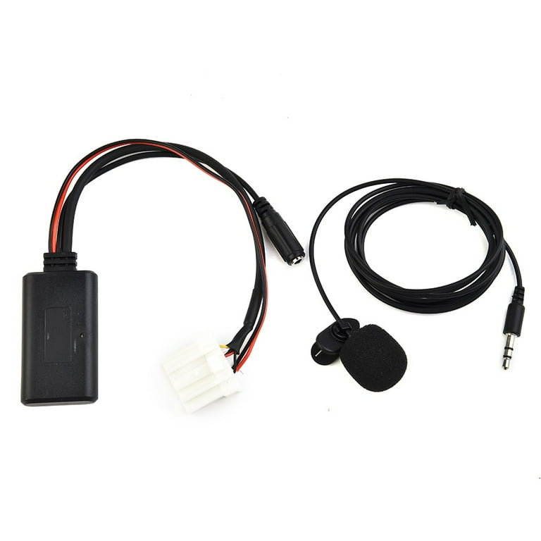 Car Aux Audio Cable Adapter Bluetooth Mic For Mazda 3 6 Stereo
