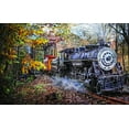 thumbnail image 2 of SUNSOUT INC - Train's Coming - 1000 pc Jigsaw Puzzle by Artist: Celebrate Life Gallery - Finished Size 19" x 30" - MPN# 30121, 2 of 5