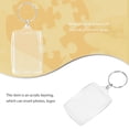 thumbnail image 4 of Alvinma 100pcs Photo Keyrings, Transparent Picture Insert Keychains, 4 of 7