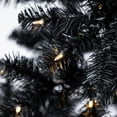 thumbnail image 5 of Holiday Time Madison™ 6.5' Pre-Lit Regular Full Pine Christmas Tree - Black, 5 of 5