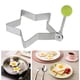 thumbnail image 4 of Molde para freír huevos de tortilla de acero inoxidable molde de estrella redonda de amor 4 unids/set Sywqhk Libre de BPA, 4 of 7