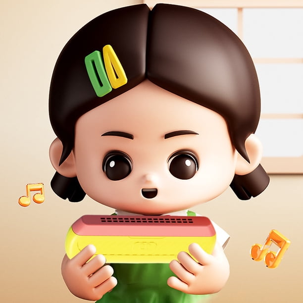Fiudx Ofertas flash Artículos en oferta Armónica para niños principiantes, instrumento Musical que sopla, regalo para estudiantes de guardería, juguetes de armónica para niños de primera infancia