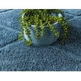 thumbnail image 6 of Rugs.com Lattice Shag Collection Rug – 8' x 10' Light Blue Shag Rug Perfect For Living Rooms, Large Dining Rooms, Open Floorplans, 6 of 9