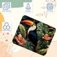 thumbnail image 3 of Toucan Printed Square Desk Mat Mousepad, 8.3x9.8 Inch, Non-Slip Rubber Bottom, Suitable for Office and Gaming, 3 of 6