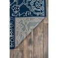 thumbnail image 5 of Floral Baja Outdoor Rug in Blue - Rectangle 2'3" X 4'6", 5 of 10