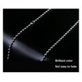 thumbnail image 4 of Pure Titanium Chain Necklace Glass Bead Chain Pendant is Not Easy to Rust Simple Light Weight Titani, 4 of 5