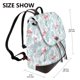 thumbnail image 2 of Disketp Tropical Flamingo Mochila de Cuero para Mujer, Bolso de Espalda Antirrobo con Estilo para Viaje, Trabajo y Uso Diario, 2 of 4