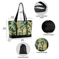 thumbnail image 2 of FORMRS Canvas Laptop Tote Bag for Women with 15.6" Computer Compartments Shoulder Handbag, Orange Tree, 2 of 7