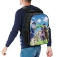 thumbnail image 5 of Genshin Impact 16 Inch Backpack with 2 Compartment, Large Capacity School Bookbags Casual Travel Daypack, 5 of 6