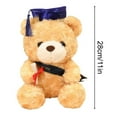 thumbnail image 2 of Graduation Gift for Him Her 11" Graduation Bear Stuffed Animal Class of 2026 Graduation Teddy Bear Plush with Graduation Cap Diploma Congrats Grad Gift High School College Bachelor Master's Degree, 2 of 3