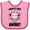 Pink and Fuchsia, variant on Inktastic I Really Love Anime with Cute Anime Cat and Hearts Boys or Girls Baby Bib