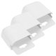 thumbnail image 1 of Hanging Wall Baskets For Storage Wall-Mounted Storage Box Small Items Organization General Users White 11.5x9x3.5cm 3Pcs, 1 of 4