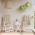 thumbnail image 2 of Cojines para silla VidaXL Highback Beige Oxford para exterior/interior, 2 of 9
