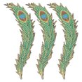 thumbnail image 3 of 3 Pcs Appliques Plume Patchs Décoratifs de Repassage Patchs de Broderie, 3 of 9