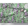 thumbnail image 2 of Soimoi Green Rayon Fabric Leopard Animal Skin Decor Fabric Printed Yard 56 Inch Wide, 2 of 3