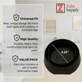 thumbnail image 3 of Zulu Supply Bed Bug Interceptors, Traps, 12 Pack, Black, Bedbug Monitor, Insect Detector for Bed Legs or Furniture (Black 12-Pack), 3 of 6