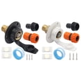 thumbnail image 2 of fastboy RV City Water Inlet With Check Valve And With Quick Connector Set Fill Inlet Water Black, 2 of 6