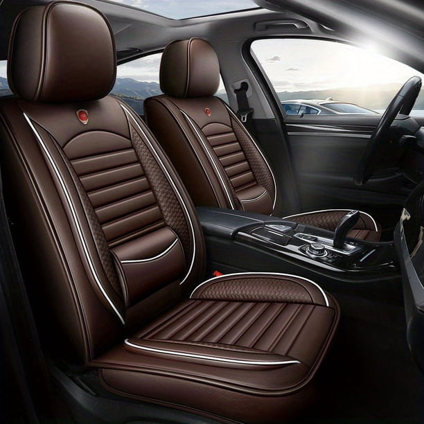 Upgrade Your Car's Interior with 5 Seats of Luxurious Leather Car Seat Covers!