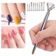 thumbnail image 5 of Nail Art Liner bolígrafo para pintar juego de pinceles para decoración de uñas con diseño de puntos artesanía fina cabezal de repuesto suave y pincel de diseño de diseño ANGGREK  Otros, 5 of 8