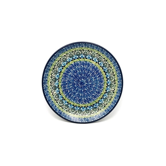 Polish Pottery Plate - Salad/Dessert (7 3/4") - Tranquility