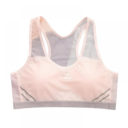 

Summer Breathe Freely Training Bras for Girls 7-12 Sports Seamless Racerback Training Bralettes