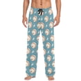 thumbnail image 4 of joogoo Men's Pajama Pants Baseballs with Lightning Soft Long Sleep Lounge Pjs Bottoms 2XL, 4 of 7