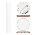 thumbnail image 3 of Uxcell Papel Tapiz Autoadhesivo y Despegable Papel Contacto Color Sólido Vinilo Papel Tapiz Decorativo Blanco 394"x15.7", 3 of 7