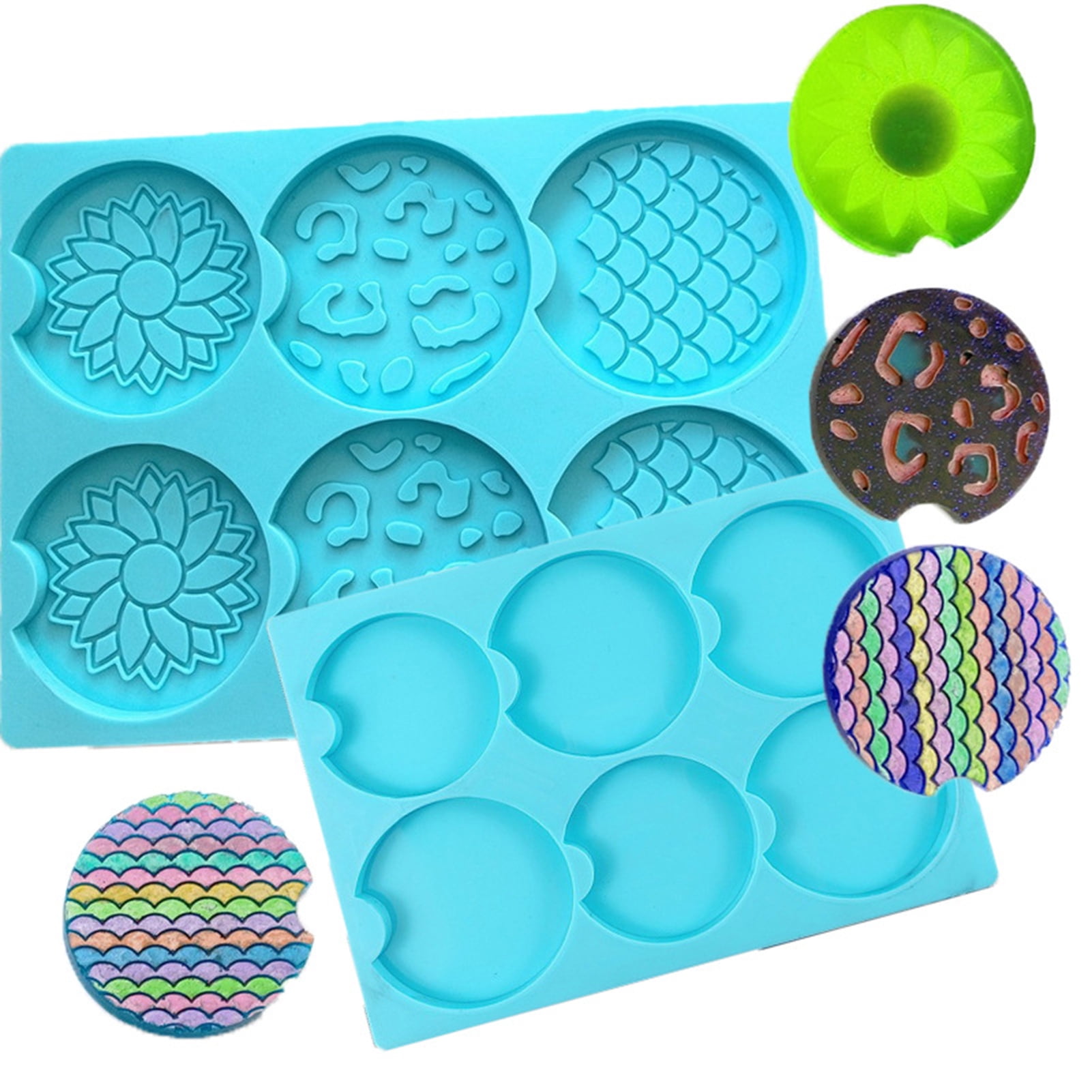 Zeus Coaster Mold Eco-friendly Heat Resistant Silicone Car Cup Pad Mold  Tools for Home - Walmart.ca