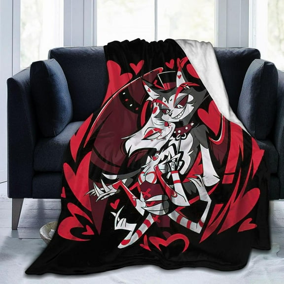 Hazbin Hotel Style-41 Ultra-Soft Micro Warm Fuzzy Fleece Blanket Throw Gift Decoration For Home Car Camp Office 60"x50"
