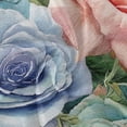 thumbnail image 2 of Round Tablecloth 60*60 Inches Round Tablecloth Outdoor Style Tablecloth With Umbrella Holes Tablecloth Outdoor Suitable For Kitchens and Dining Rooms Lush Watercolor Roses Art, 2 of 8