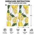 thumbnail image 2 of Blackout Kids Curtains,Yellow Lemon Fruit Slices White Pattern Childrens Insulated Curtains Set Of 2,Bedroom Essentials,Toddler Room Decor 42"x84", 2 of 5