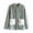 01-Green, variant on Women's Fuzzy Pajamas Jacket Casual Button Down Long Sleeve Loungwear Winter Warm Tops Pink M Fashion