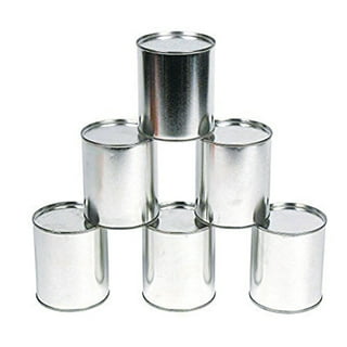 Odomy 10pcs Aluminum Tin Cans Round Cosmetic Sample Storage Containers Jars with Screw Lid Travel Metal Empty Tin for Salve Candy Lip Balm, Size: 50