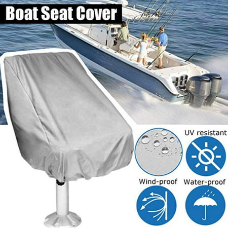 Boat Seat Cover Outdoor Waterproof Pontoon Seats Weather Resistant Captain S Chair All Season Protection Silver Canada - Pontoon Boat Seat Covers For Damaged Seats