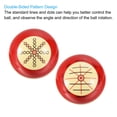 thumbnail image 3 of Unique Bargains 2.3' Billiard Cue Ball Pool Table Training Ball with Standard Lines and Dots, Red, 3 of 6