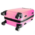 thumbnail image 4 of MOJO Pink New York Yankees 21" 8-Wheel Hardcase Spinner Carry-On Luggage, 4 of 5