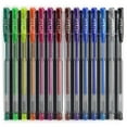 thumbnail image 3 of Arteza Gel Ink Colored Pens Set, Glitter, Assorted Colors - Doodle, Draw, Journal - 14 Pack, 3 of 6