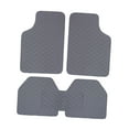 thumbnail image 2 of DYNWAVECA 5Pcs Automotive Floor Mats Auto Foot Pad Protector Easy to Install Front and Rear Mats for Automobile Truck Attachments Gray, 2 of 9