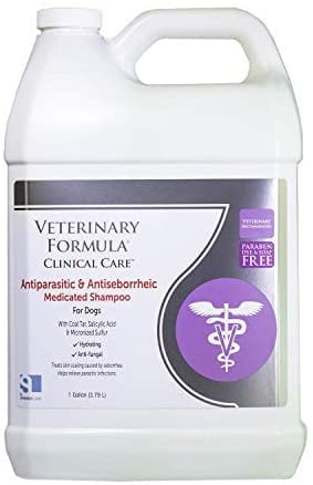 Veterinary Formula Clinical Care Antiparasitic & Antiseborrheic Medicated Dog Shampoo – 1 Gallon / 128 Ounces Paraben, Dye, Soap Free –Hydrating and Anti-Fungal Shampoo For Dogs - Walmart.com