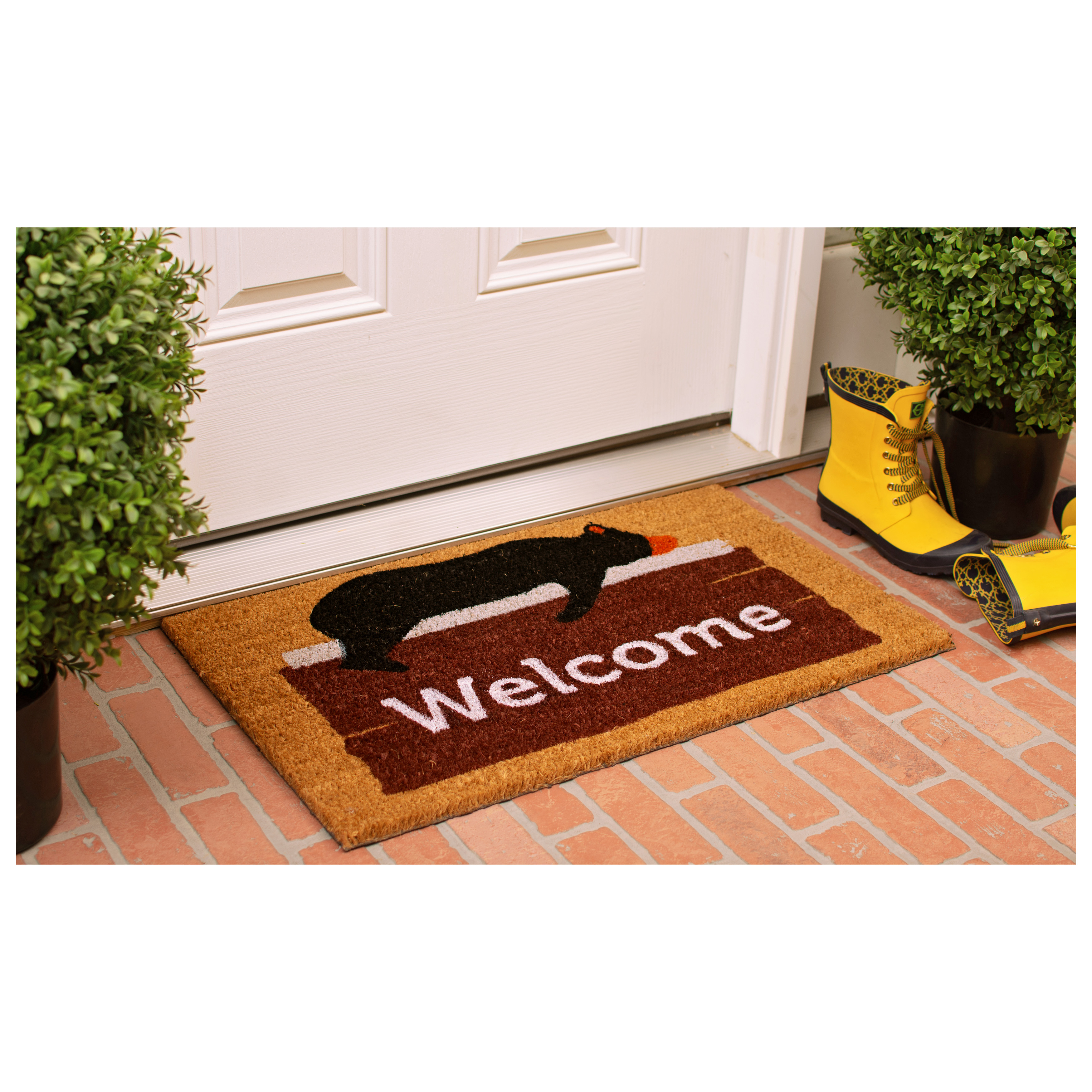 Calloway Mills Lazy Bear Welcome Doormat