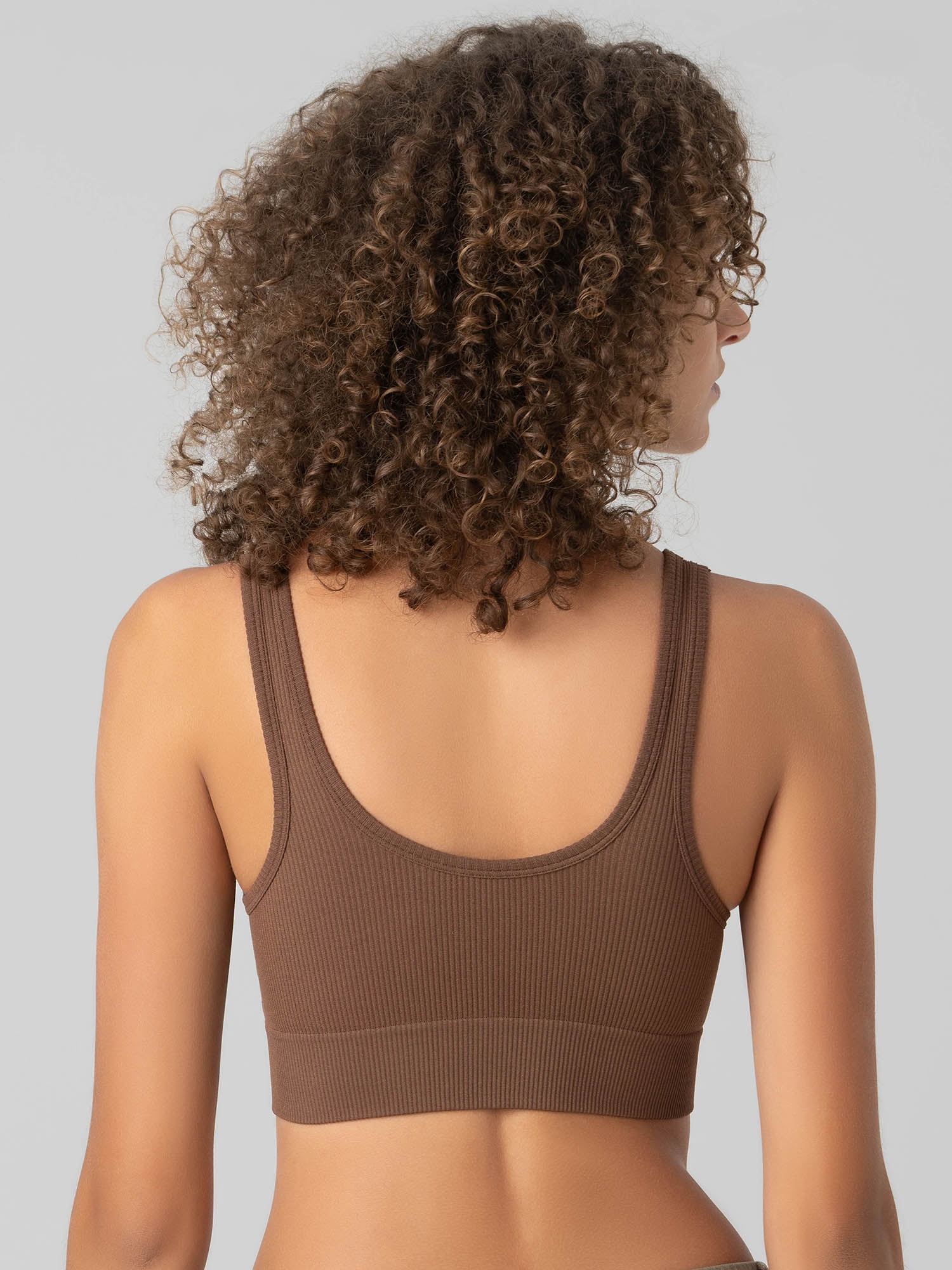 No Boundaries Women's Double Scoop Seamless Bra, Sizes XS-XXXL