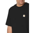 thumbnail image 3 of Playera Carhartt de manga corta, pesada, con bolsillo, negra, para hombre, 3 of 9