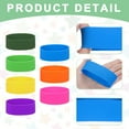 thumbnail image 4 of 10Pcs Silicone Rubber Bands Non-slip 4.33 Inch for Art, Rose Pink, 4 of 6