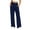 #0142-Navy, variant on TaTaai Womens High Waist Wide Leg Yoga Pants with Pockets Loose Casual Trousers Bottoms for Daily Gym Summer