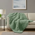 thumbnail image 2 of Gracie Mills Dana Handmade Chenille Chunky Knit Throw Blanket - GRACE-14482, 2 of 4