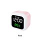 thumbnail image 5 of Reloj de pared Digital LED Cateissary HA083537-03B temperatura de la semana alarma brillo ajustable Rosa, 5 of 6