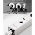 thumbnail image 4 of tredstone French Door Thickened Plug in Core Concealed Lock Bolts Top Firm Wear Restant Concealed Enhanced Theft Function 6in, 4 of 6