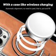 thumbnail image 3 of Funda para iPhone Rotroyce Luxury Leather con Magsafe Black, 3 of 9