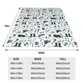 thumbnail image 3 of Pofeuu Modern Industry Print Ultra-Soft Micro Fleece Blanket,for Bed Or Sofa,All Season Throw Blankets Flannel Blanket-80"x60", 3 of 7